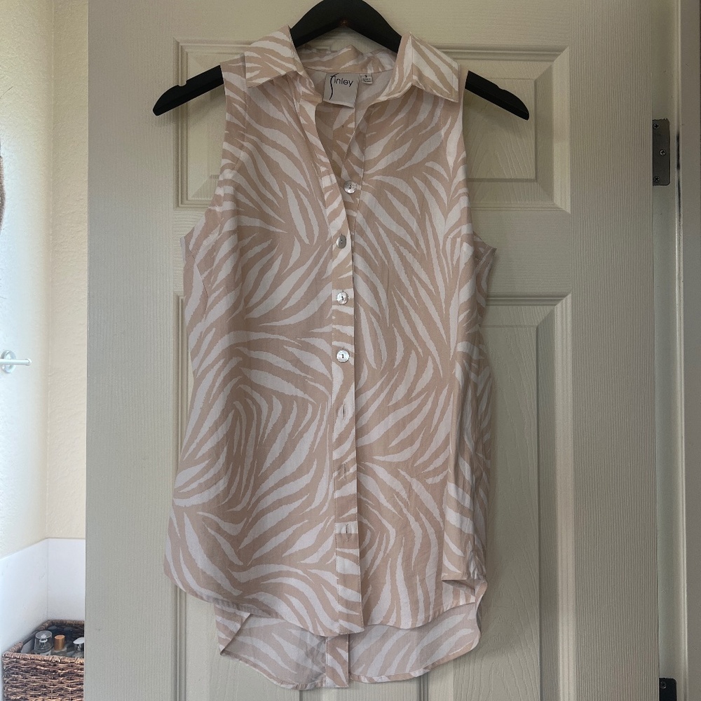 Cotton Sleeveless Blouse